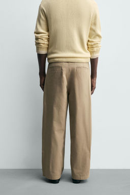 PANTAL?N CHINO WIDE FIT / Tostado - Zara фото 3