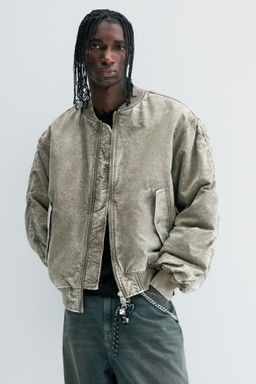 Cazadora bomber efecto lavado - H&m фото 2