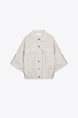 SHORT SLEEVE SAFARI SHIRT - Zara фото 8