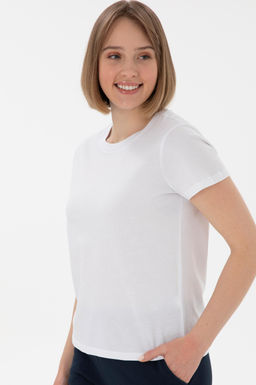 Kad_n Beyaz Basic Ti__rt Sepette S_rpriz _ndirim - U.s. polo assn фото 3