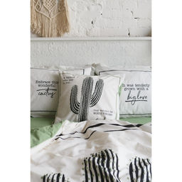 Постельное бельё Этель евро Кактус 200х217 см, 240*220 см, 50х70+3 см - 2 шт  фото 32