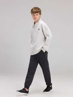 Bask?l? Erkek ?ocuk Sweatshirt ve E?ofman Alt?