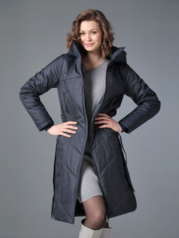 Пальто дем. т.синий