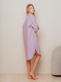 Сорочка женская Indefini 4304SCX розовая  фото 2