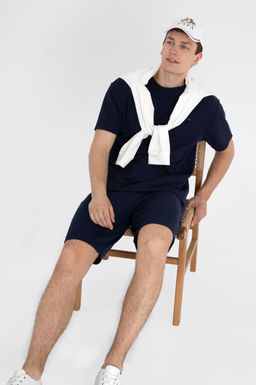 Erkek Comfort Fit Bisiklet Yaka Lacivert Ti__rt Sepette S_rpriz _ndirim - U.s. polo assn фото 4