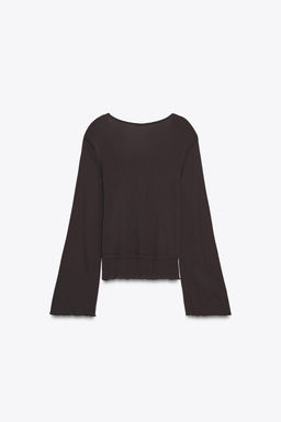 SOFT DOUBLE EFFECT T-SHIRT - Zara фото 8