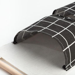 Органайзер подвесной с карманами Доляна Клетка, 3 отделения, 5719 см, цвет чёрный  фото 6