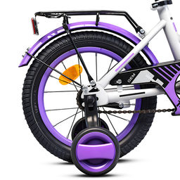 Велосипед 12" Rocket Gem, цвет белый/фиолетовый
