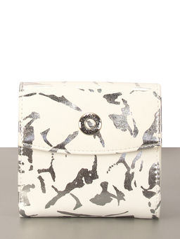 LACCOMA кошелек LA-2080-белый-серебристый натуральная кожа