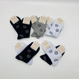 Носки женские МИНИBS Смайлики 10 шт. в уп (арт. W18-1)