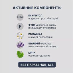 PresiDENT Паста зубная д/ежедневного ухода Classic (75 RDA) 75г