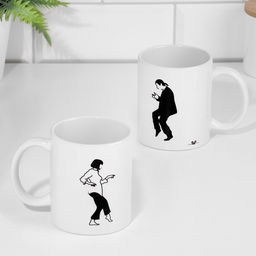 Кружки, набор «В танце», 320 мл, 2 шт.