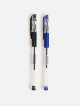 ACOOLA / Набор из 2х ручек гелевых (синие чернила + черные чернила) Mase разноцветный