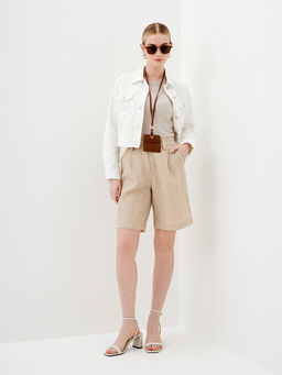 Женские льняные Шорты - Mossmore фото 24