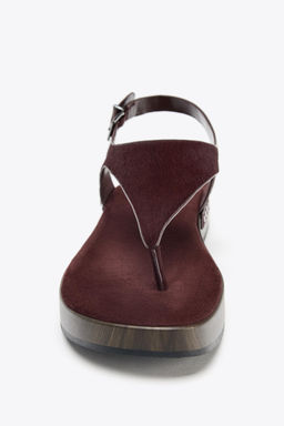 LEATHER STUDDED SANDALS - Zara фото 12