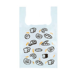 Цена за 100 шт. Пакет майка, полиэтиленовый «Хлеб», белый, 26×48 см, 8 мкм