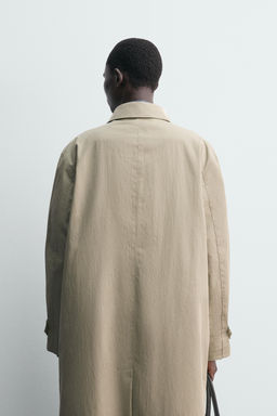 WATER-REPELLENT TRENCH COAT - Zara фото 12