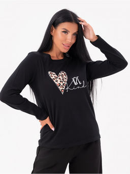 Лонгслив ВЕ женский черный - София фото 6