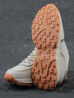 03-YC353-1 BEIGE Кроссовки женские (натуральная кожа)