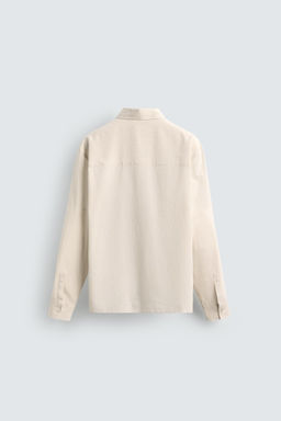 STRIPED COTTON-VISCOSE SHIRT - Zara фото 18