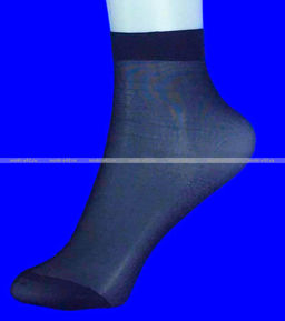 Цена за 10 пар. Носки капрон женские с "тормозами" черные