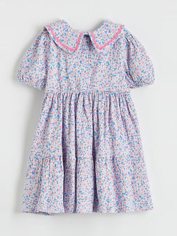 ?i?ekli K?z ?ocuk Elbise