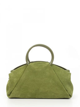 LACCOMA сумка АМ2243-Ф-зеленый натуральная замша хлопок
