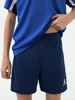 Детская футбольная форма KELME Short-Sleeved Football Suit (Blue/Dark Blue)