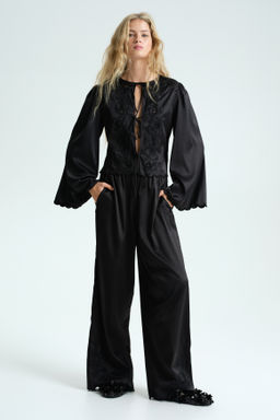 Blusa de sat?n con lazadas - H&m фото 6