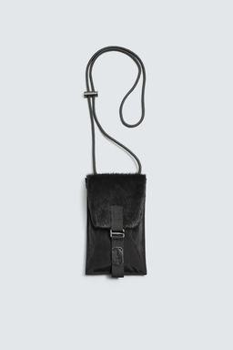 CROSSBODY BAG WITH SHEEPSKIN DETAIL X SR_A - Zara фото 4
