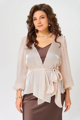 Блуза FITA 20763 пудра