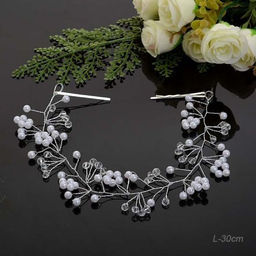 Веточка для волос 30 см / 278-12 /уп 12/с невидимками - Галеонтрейд фото 2