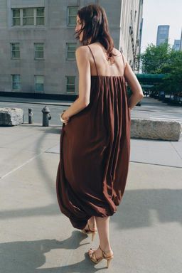 ZW COLLECTION MULTI-POSITION BALLOON DRESS - Zara фото 23