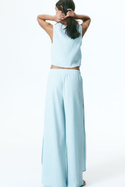 Top efecto arrugado con detalle cruzado - H&m фото 6