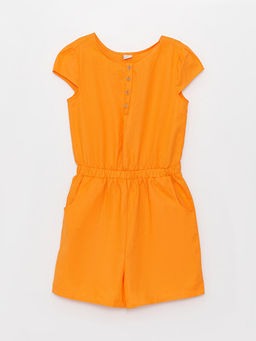 Bisiklet Yaka K?sa Kollu K?z ?ocuk Tulum