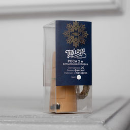 Гирлянда «Нить» 2 м роса с пробкой, IP20, серебристая нить, 20 LED, батарейки LR44х3 (в комплекте), свечение белое