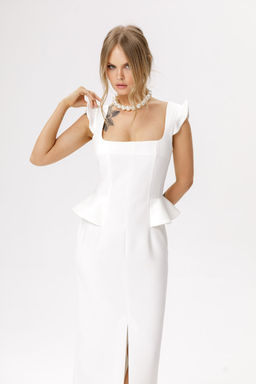 Платье Pirs 6638 молочный