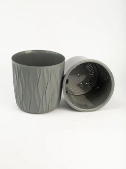Горшок для цветов 11,2л Desert d265 h258мм серый - Полимербыт фото 6