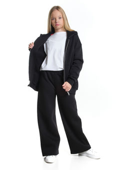 Толстовка с начесом оверсайз на молнии 22-5609 мятный - Mini maxi фото 16