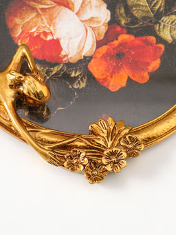 Фоторамка для фото 18×20 см «Девочка и дерево», полистоун под золото, 3×21×24 см