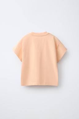 CAMISETA PARCHE BORDADO / Naranja - Zara фото 3