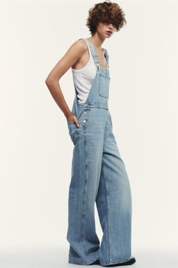 TRF DENIM DUNGAREES - Zara фото 5