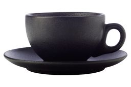 Чашка с блюдцем Икра черная, 0,25 л