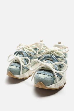 MULTI-LACE TRAINERS - Zara фото 11