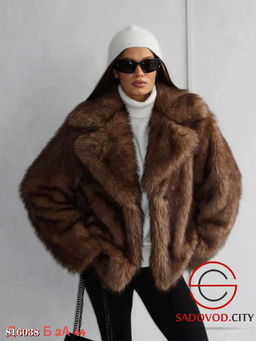 Шуба женская из искусственного меха