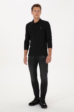 Erkek Siyah Basic Sweatshirt - U.s. polo assn фото 18