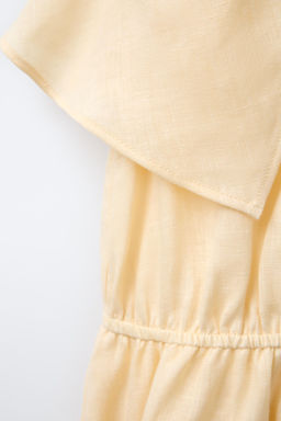 RUFFLED 100% LINEN PLAYSUIT - Zara фото 3