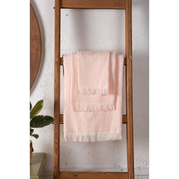 Полотенце махровое LoveLife Fringe 30х60 персиковый, 100% хлопок, 360 г/м2  фото 4