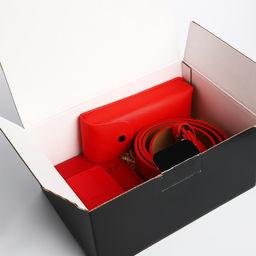 Подарочный набор, ремень с винтом, картхолдер на телефон, обложа для паспорта, футляр для очков, цвет красный - Simaland фото 15