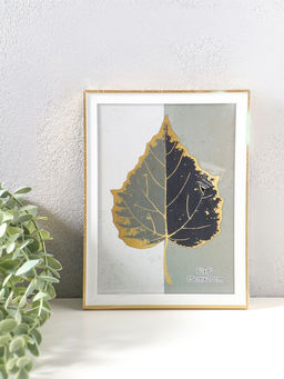 Фоторамка для фото 15×20 см «Современная классика», пластик, под золото и белый, 20.8×15.8×1.5 см